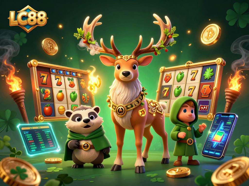 Spin to win at LC88 with exciting slots, vibrant graphics, and enchanting characters!