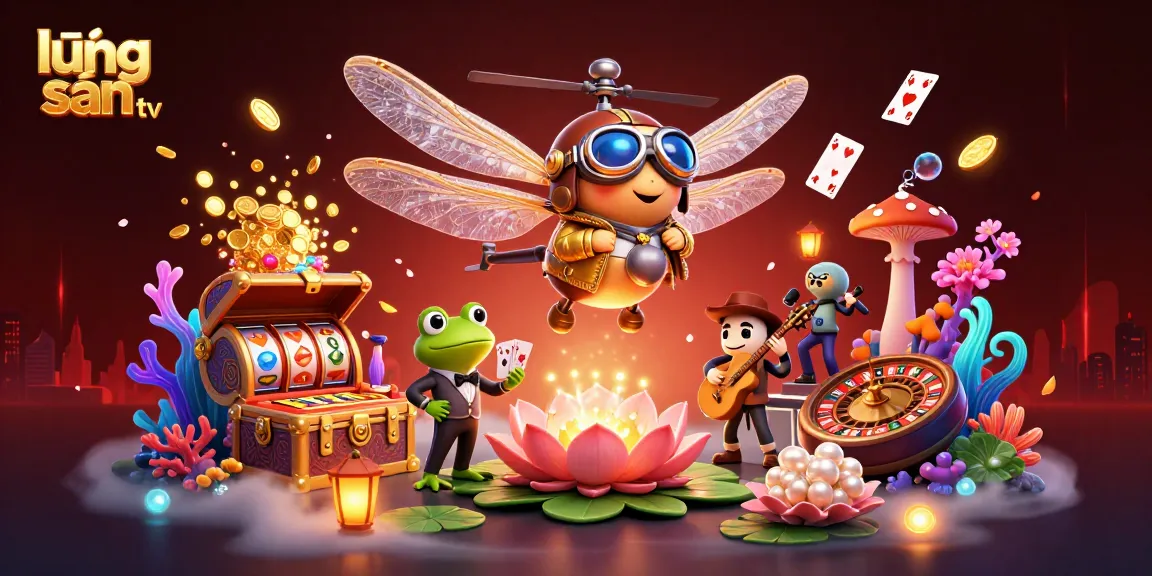 Experience thrilling gameplay with lương sơn tv at this vibrant lily pad casino featuring dynamic characters and elements.