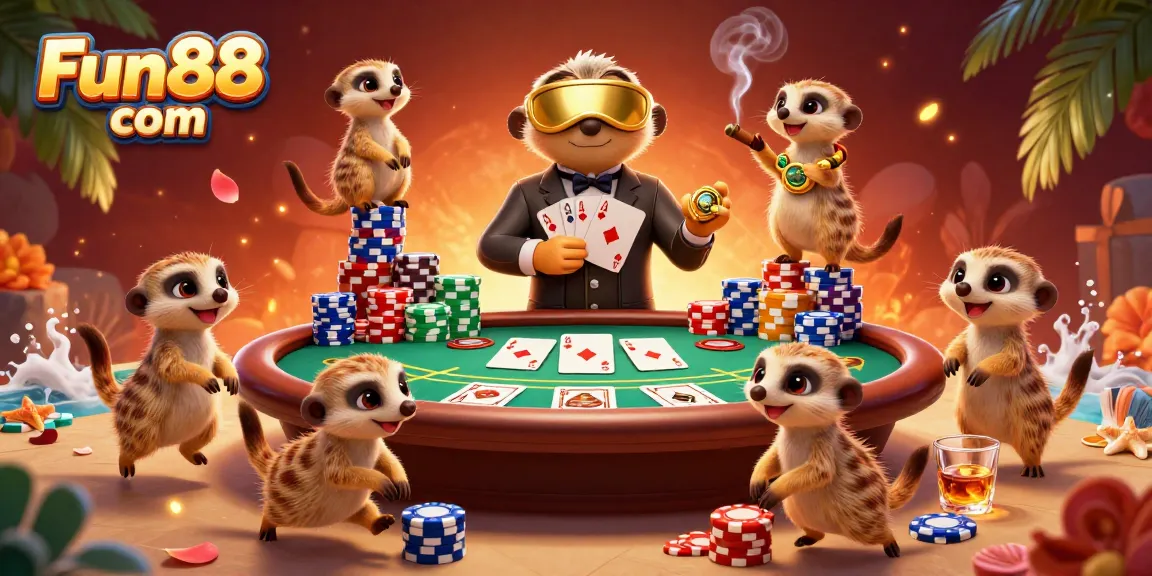 Join the Fun88 com meerkat casino with vibrant poker action and vibrant game elements.