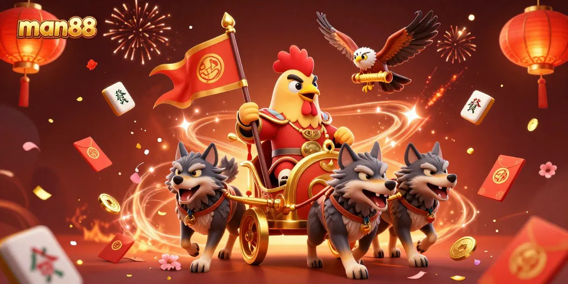 Experience the excitement of man88's casino with the warlord and dynamic game elements.