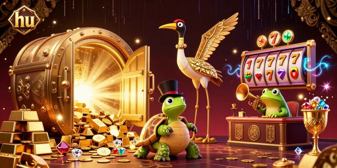 Experience thrilling gameplay in hu casino scene with vibrant characters and dynamic slot elements.