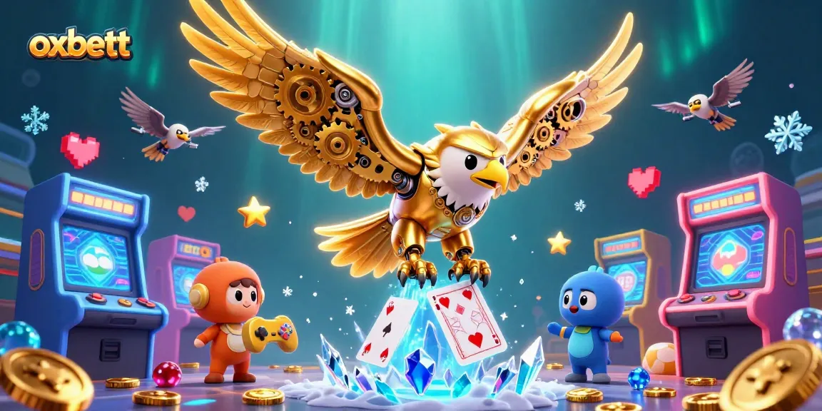 Engage with oxbett's casino adventure featuring golden eagle and immersive game elements.