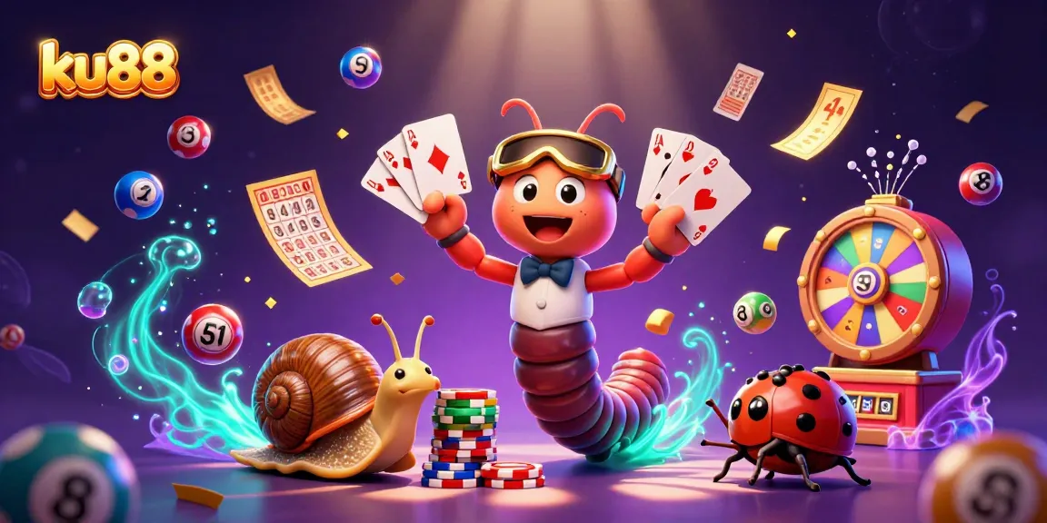 Engage in thrilling games at ku88 with colorful characters and vibrant casino elements.