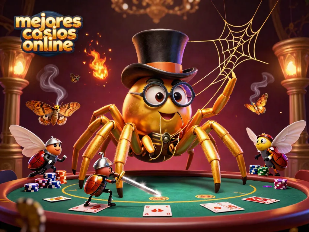 Disfruta de los mejores casinos online mientras juegas al póker con acción en una vibrante escena.