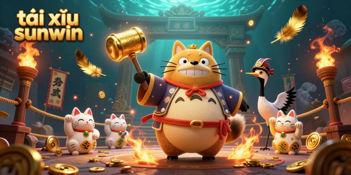 Experience the excitement of tài xỉu sunwin with dynamic characters and vibrant casino elements.