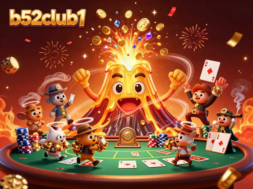 Experience excitement and triumph at b52club1 with a scene of treasure-filled adventures!