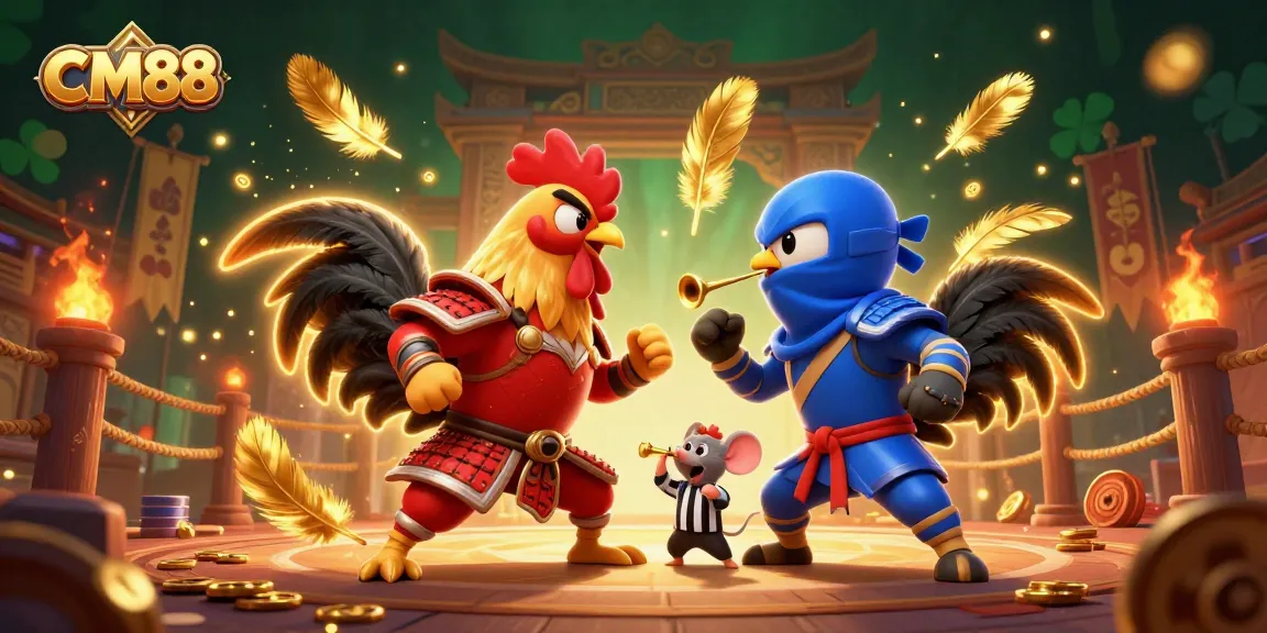 Bet on CM88 with thrilling encounters of fighting roosters in a dynamic casino showdown.