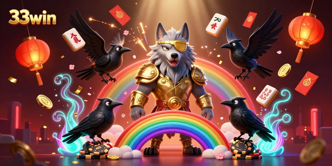 Experience vibrant gameplay excitement at 33win with an immersive casino scene featuring Norse mythology characters.