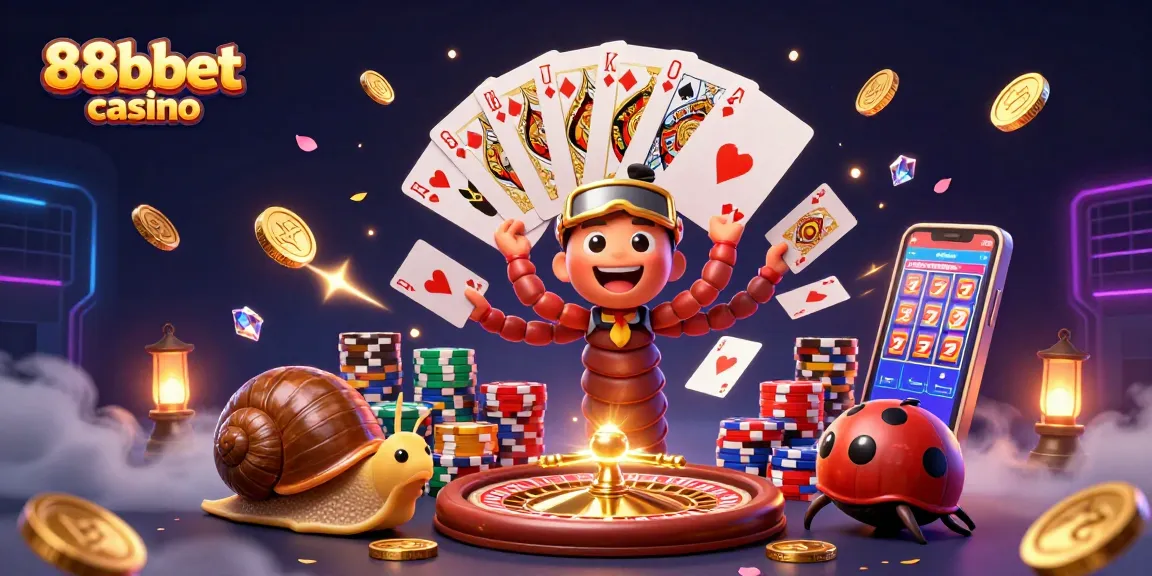Engage with 88bbet casino through vibrant gameplay and festive elements.